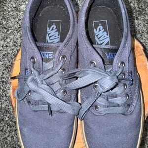 Vans Men's Dark Gray Canvas Sneakers